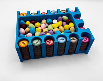 Wingspan Food & Egg Holder – Deluxe Game Resource Organizer