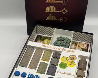 The Castles of Burgundy Board Game Insert