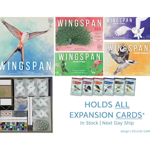 Wingspan Insert Organizer - Fits ALL Expansions plus ALL Fanpacks