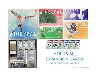 Wingspan Insert Organizer - Fits ALL Expansions plus ALL Fanpacks