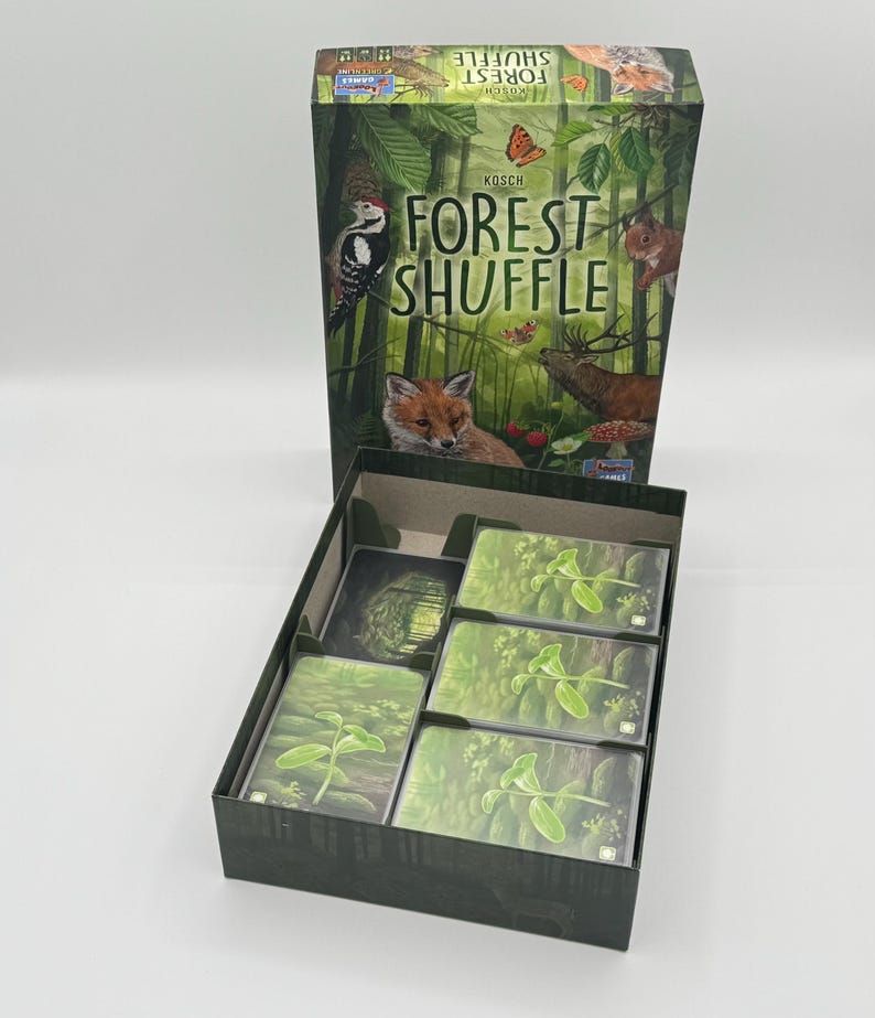 Forest Shuffle Board Game Insert: Deluxe Card Holder, Fits All Expansions, Fits Sleeved Cards Bild 6