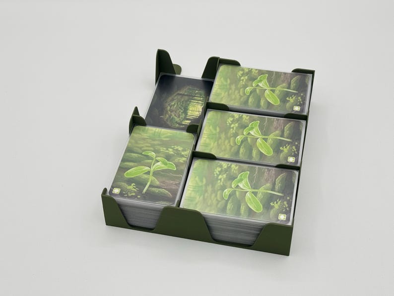 Forest Shuffle Board Game Insert: Deluxe Card Holder, Fits All Expansions, Fits Sleeved Cards Included