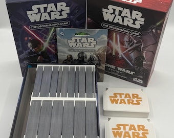 Star Wars Deckbuilding Game, Board Game Insert, Fits: Clone Wars and Mandalorian Faction or Reinforcements and Mandalorian Faction