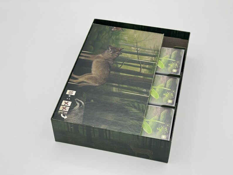 Forest Shuffle Board Game Insert: Deluxe Card Holder, Fits All Expansions, Fits Sleeved Cards Bild 3