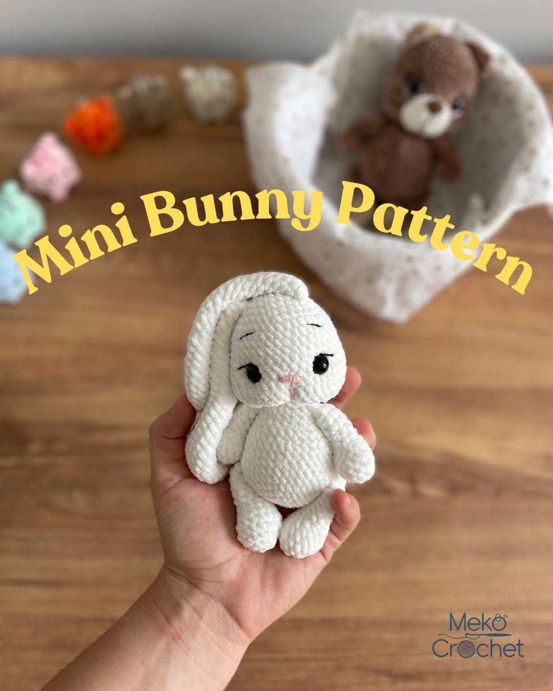 Mini Bunny Pattern - Etsy