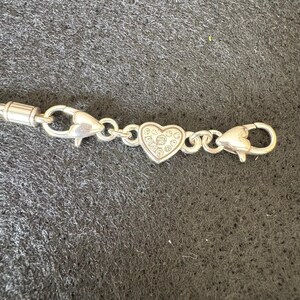 Brighton ABC Collection Heart Slide Starter Bracelet Silver Plated Style #J35532 image 10