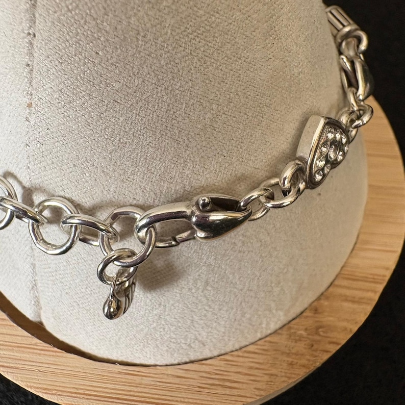 Brighton ABC Collection Heart Slide Starter Bracelet Silver Plated Style #J35532 image 5