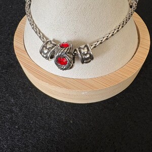 Brighton ABC Collection Heart Slide Starter Bracelet Silver Plated Style #J35532 image 3