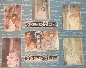 DADAROMA ヴィジュアル系、Jロック、V系バンドの光沢ステッカー20枚