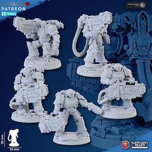 Heavy Plasma Devastator Squad of 5 - GHAMAK