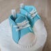 Baby Boy / Girl Sneaker Shoes In Heart Print Sky Blue Color main image 0