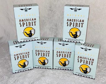 American Spirit Collector's Edition Tobacco METAL PACK TIN - Flip Top Box