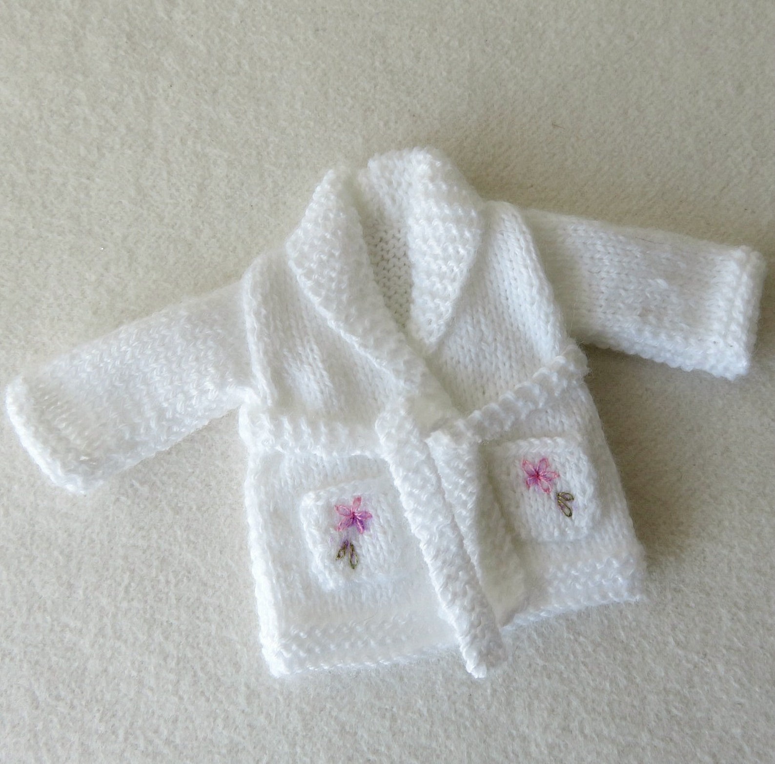 PDF Knitted Dressing Gown Pattern for Gingermelon My Felt Doll Etsy