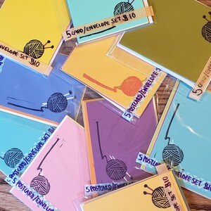 Yarn Postcard and Card Sets