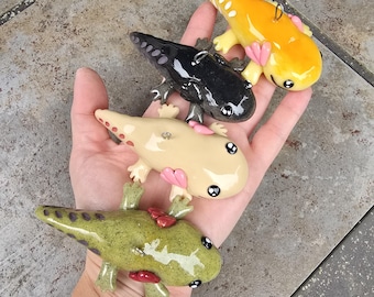 Axolotl Christmas Ornament 4 Colors To Choose From