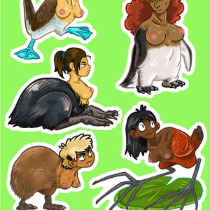 Horrible Harpies Sticker Sheet