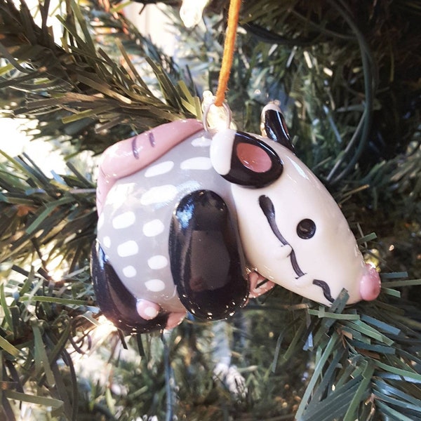 Opossum Christmas Ornament