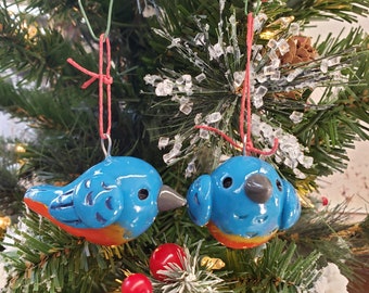 Bluebird Christmas Ornament