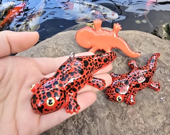 Red Salamander Ornament