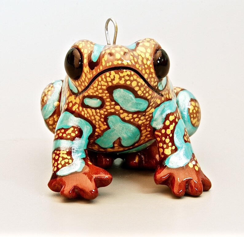 Highland Bronze Poison Dart Frog Ornament Etsy