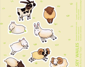 Sheep Sticker Sheet