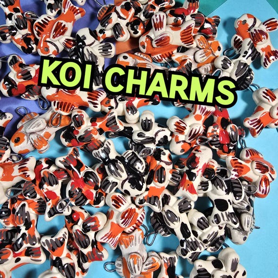 Koi Charms! - Etsy
