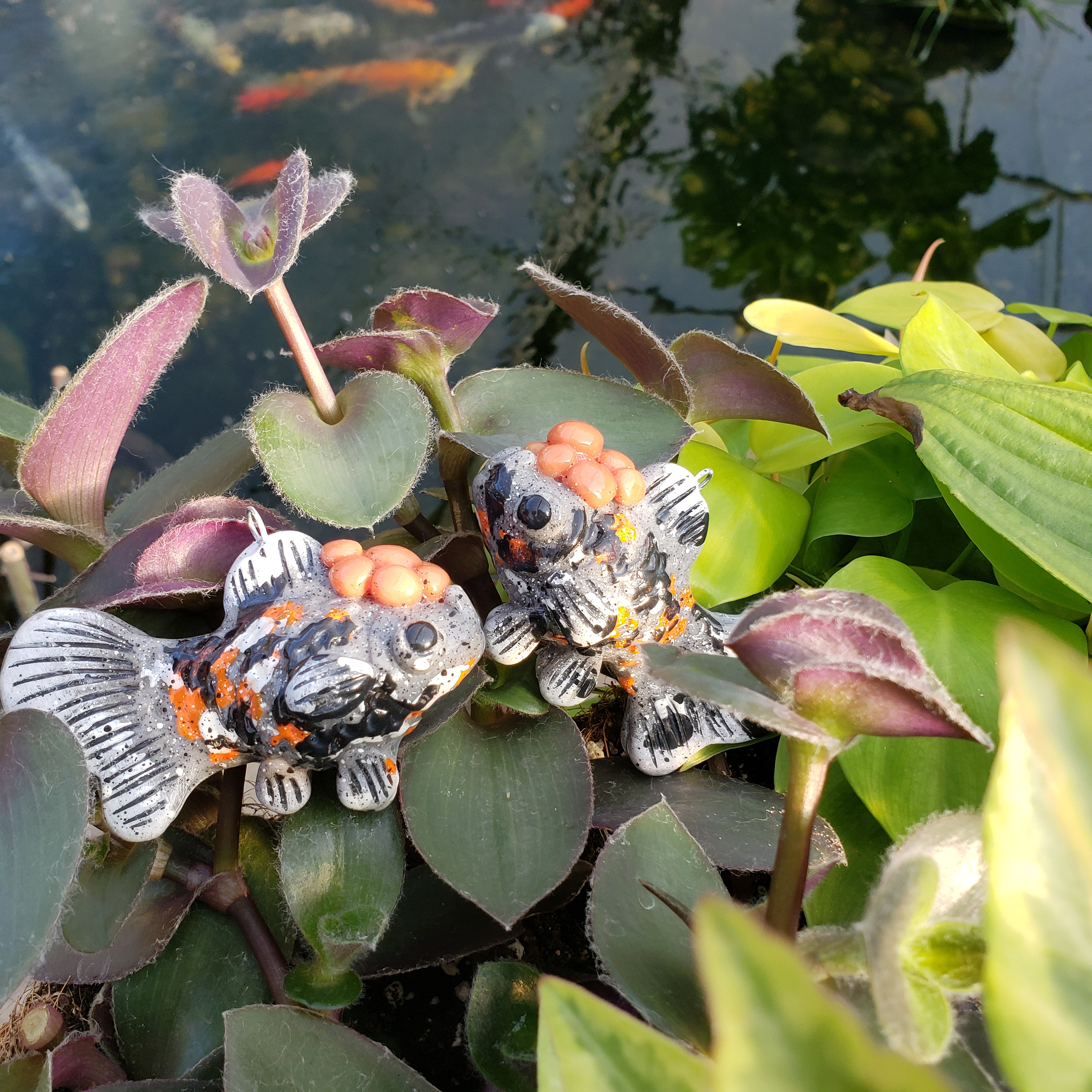 【極希少・極美品】小魚の標本　小瓶　Carassius auratus Azuma Nishiki Goldfish Christmas Ornament - Etsy