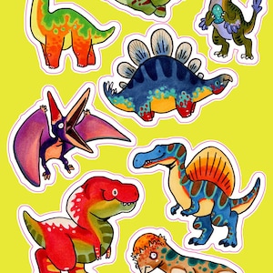 Dinosaur Sticker Sheet