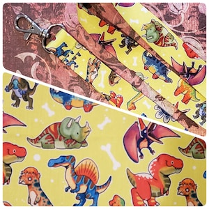 Dinosaur Pattern Double Sided Lanyard