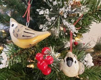 Titmouse Christmas Ornament
