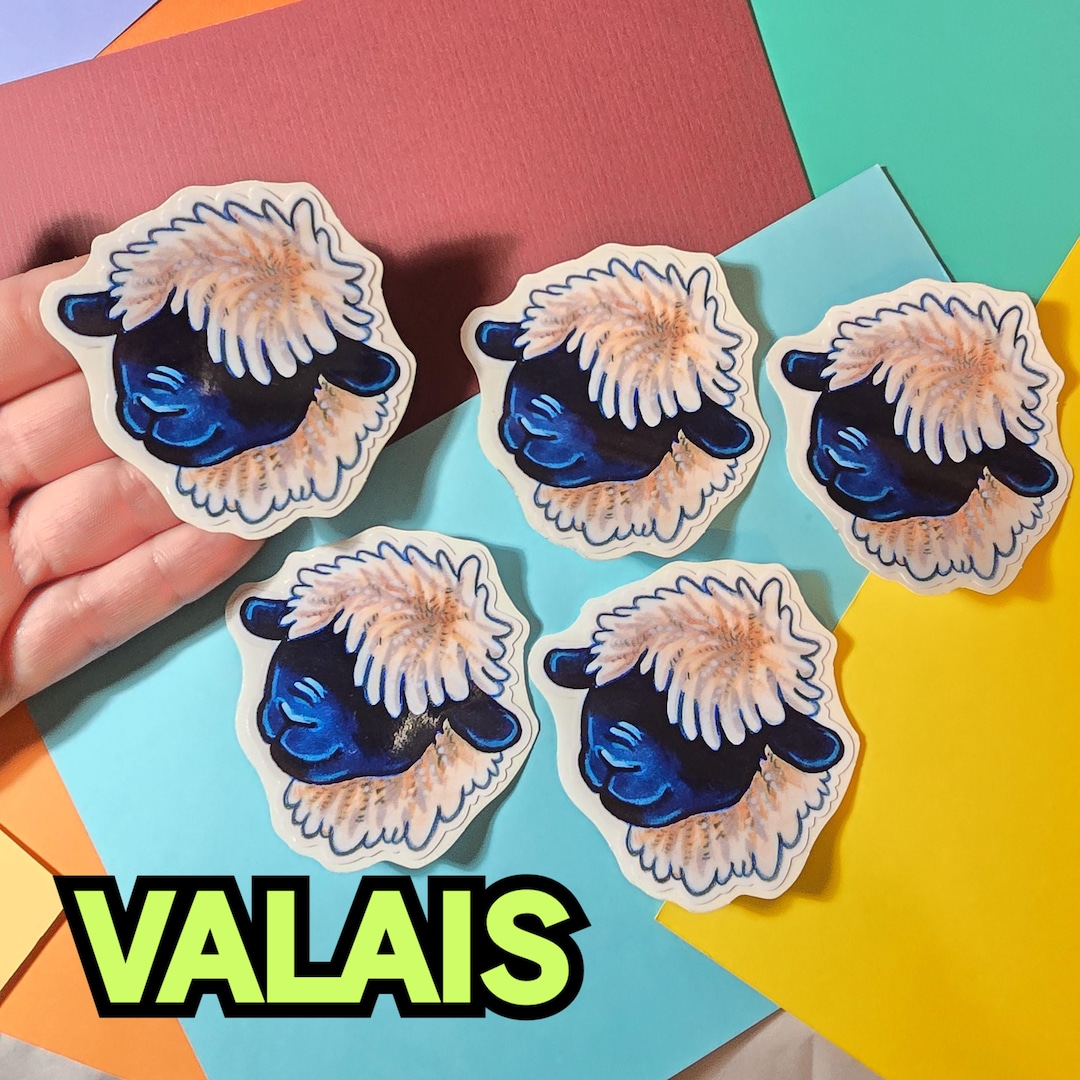 Valais Sheep Vinyl Sticker - Etsy