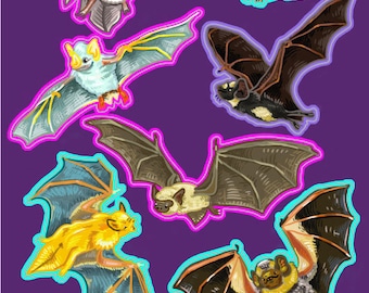 Bats Sticker Sheet