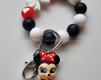 Minnie Mouse Bag Charm key chain