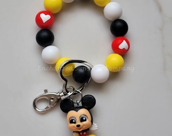 Llavero con dije para bolso de Mickey Mouse