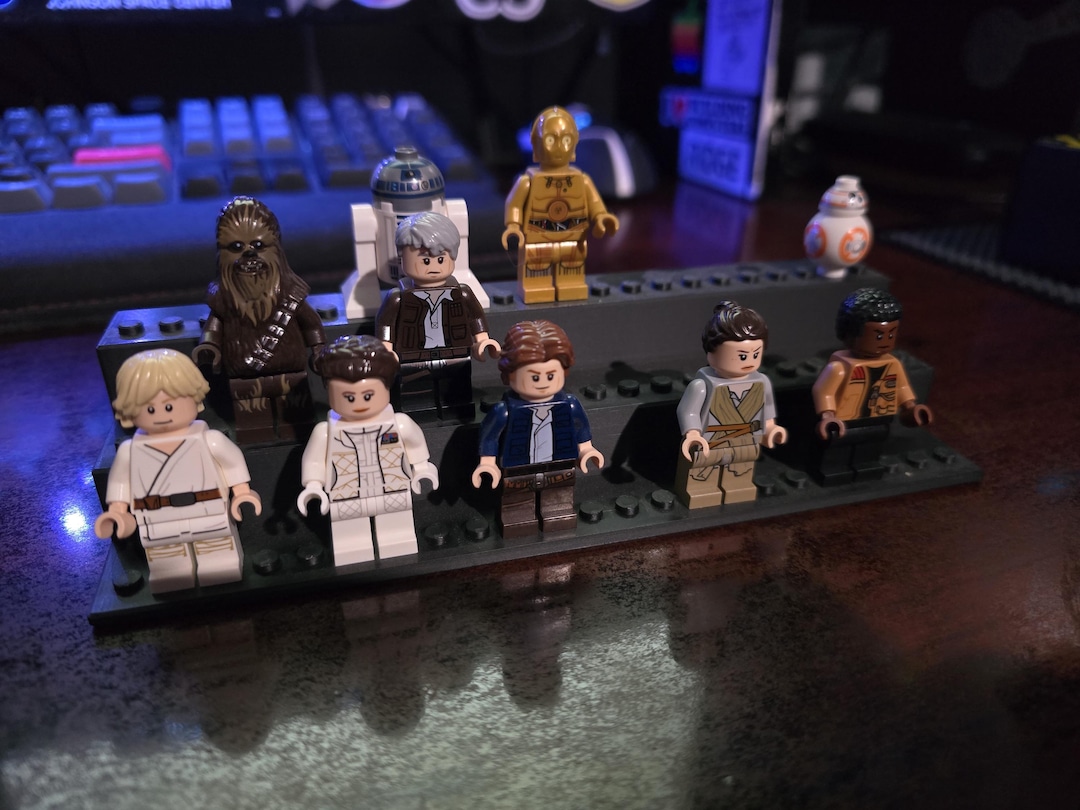 Mini Figure Display Stand – 3 Tier Brick Platform, Holds 24 Minifigs - Etsy