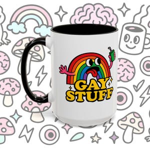 Gay Stuff 15 Unzen Keramik Kaffeetasse 11 Farboptionen
