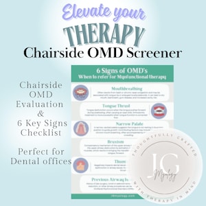 Detección de trastornos miofuncionales orofaciales