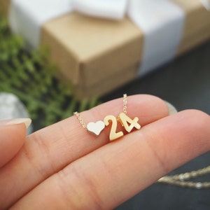 Personalized Number Necklace, Sports Jersey Number Necklace,Gold Necklace,Number Charm Necklace, Girl Gift for Sports Player,Sports Mom Gift