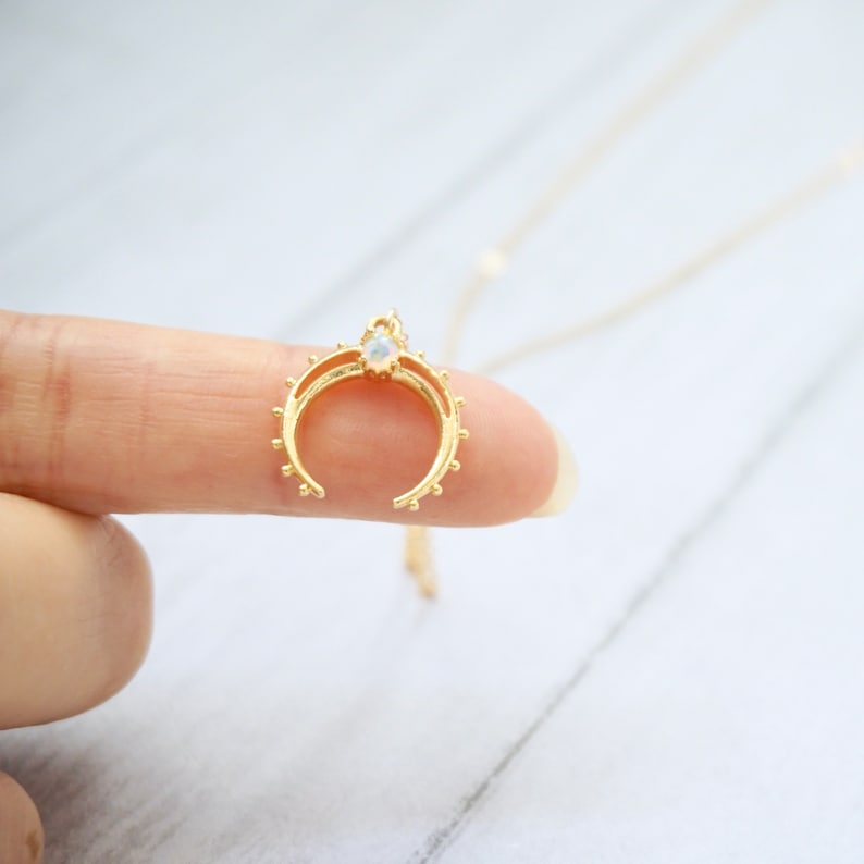 Opal Celestial Necklace by YSM Designs