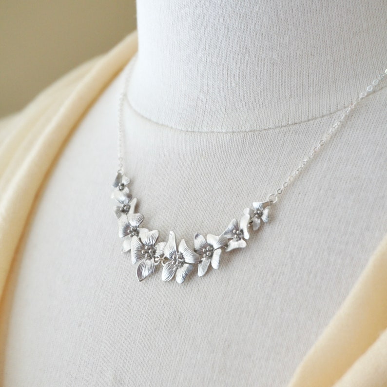 Floral Jewelry Set for Bride by YSM Designs