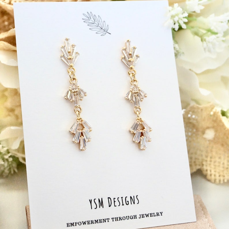Boho Bridal Earrings by YSM Designs
