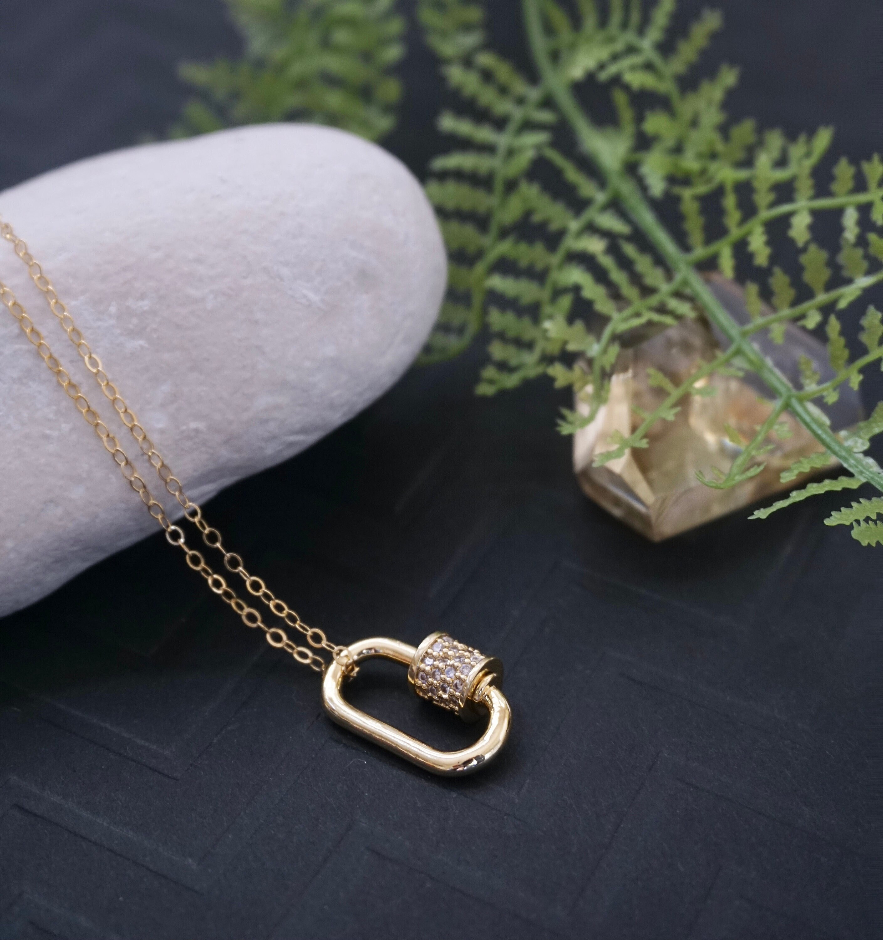 Carabiner Necklace Carabiner Jewelry 