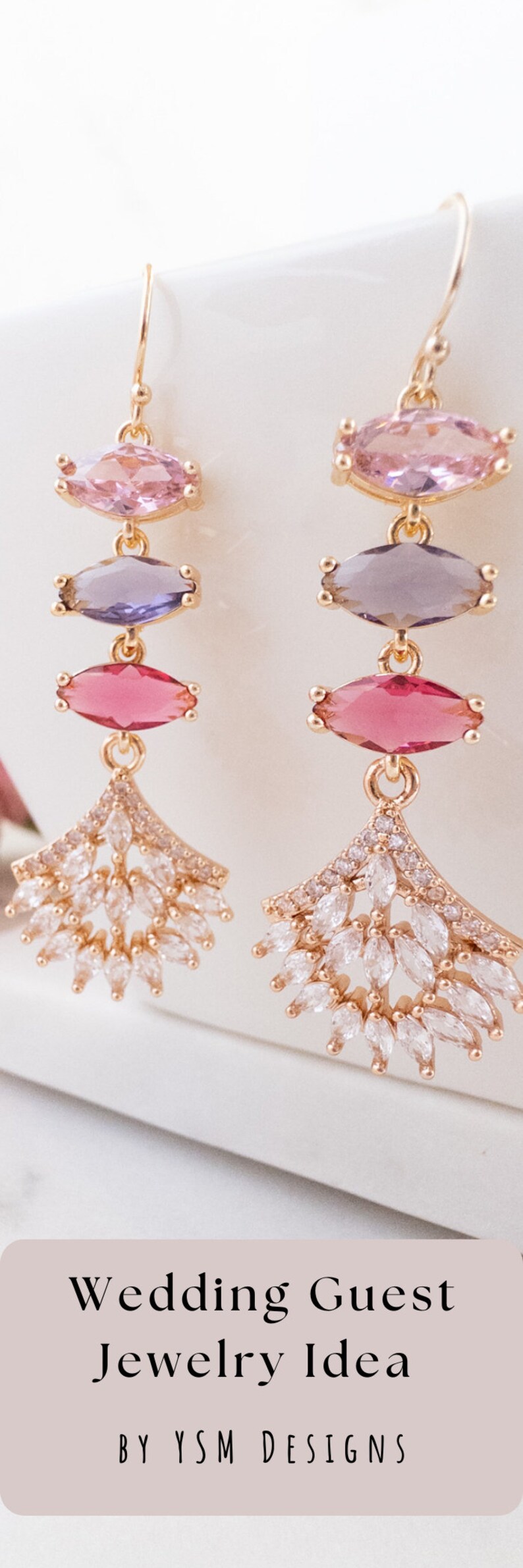 Pink Indian Wedding Guest Jewelry Idea
