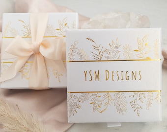 Extra Jewelry Packaging Box with Satin Ribbon