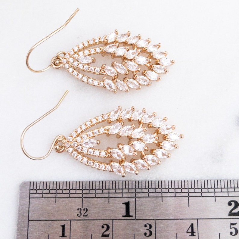 Art Deco Earrings by YSM Designs