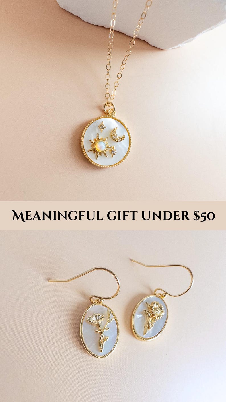 Custom Birth Month Flower Earrings, Personalized Birthflower Earrings, Dainty Gold Earrings, Simple Flower Earrings, Gift for Her image 17