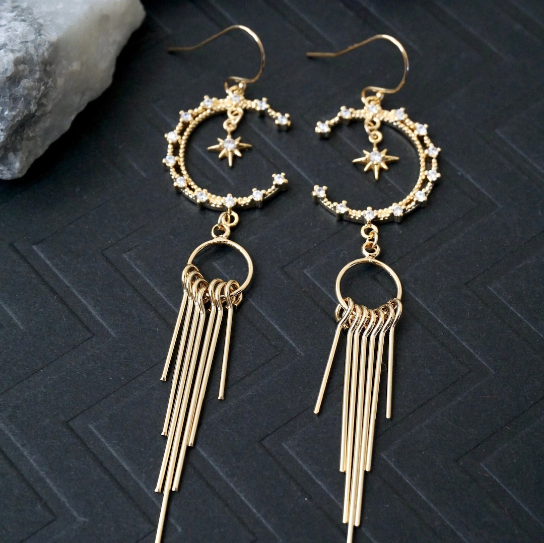 Earrings Statement Star - Gemajesty main image 1