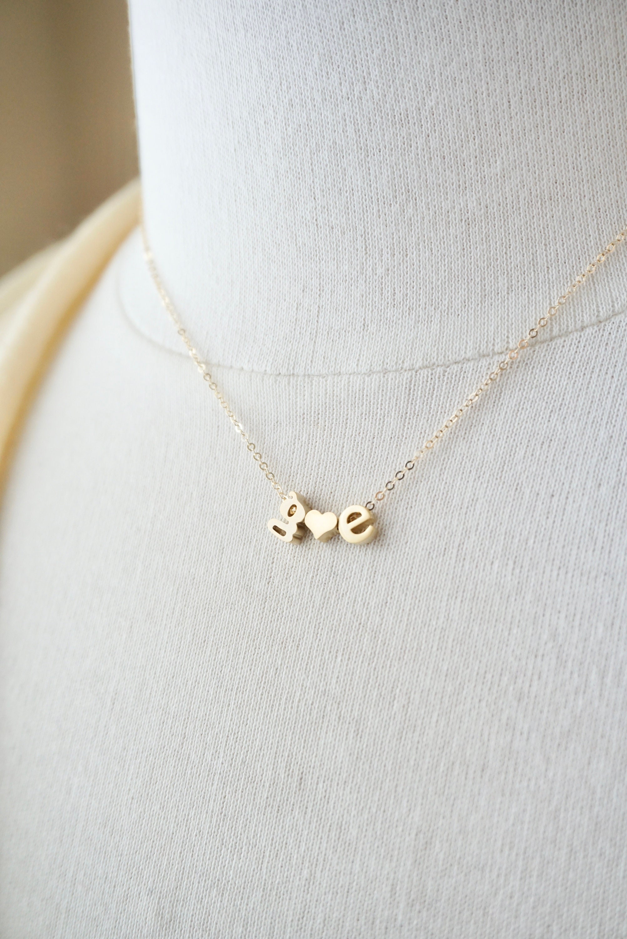 Couple's Necklace Gold NecklacePersonalized Necklace Etsy