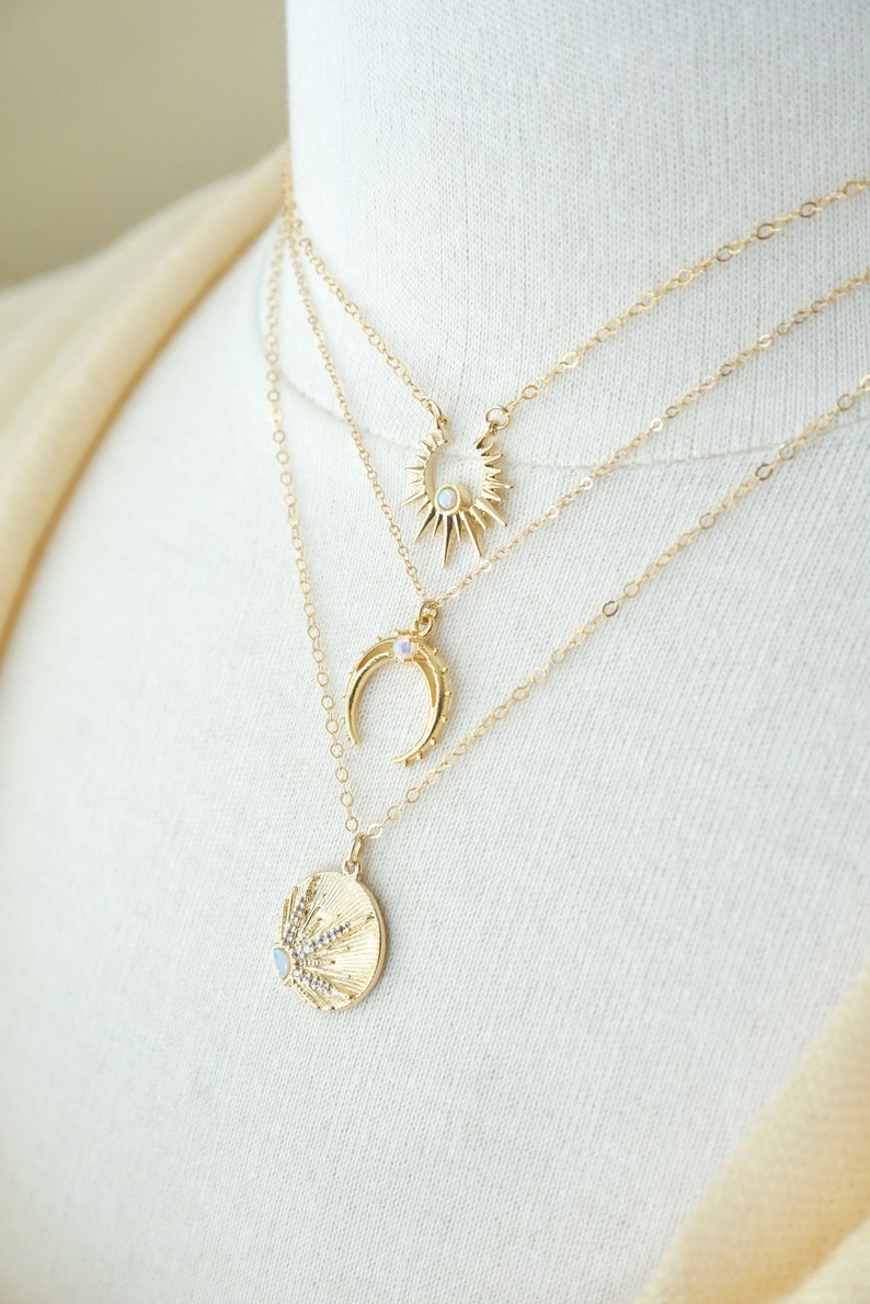 Ox Horn Necklace for Layering by YSM designs