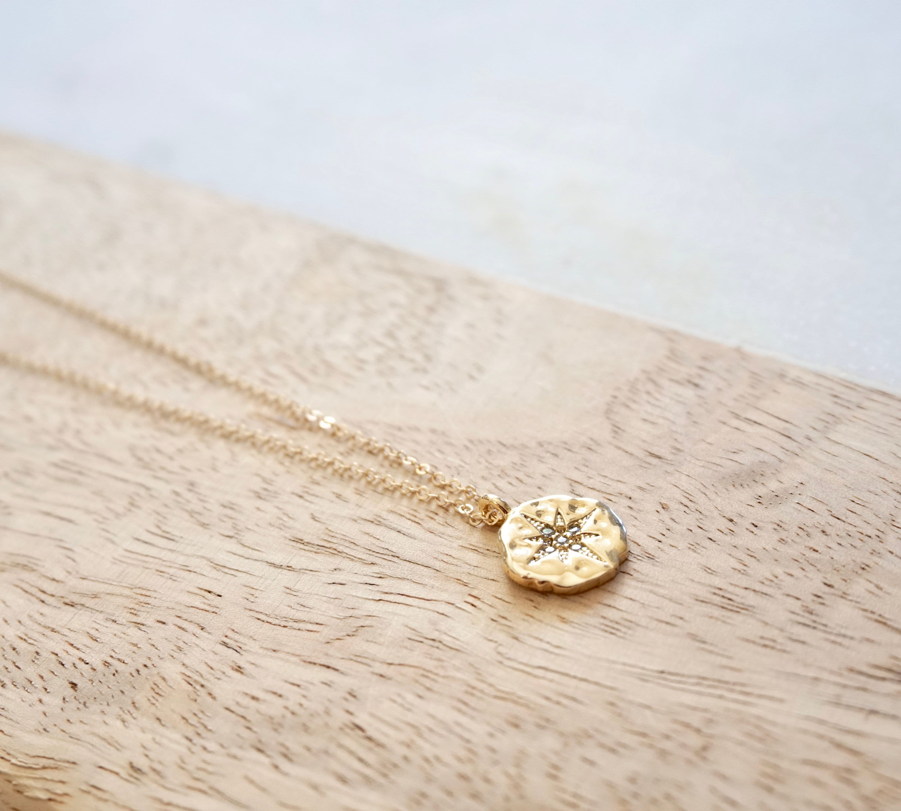 Gold North Star Necklace North Star 